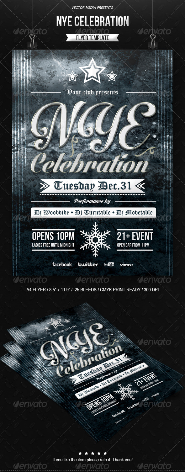NYE Celebration Flyer NYE Celebration Flyer