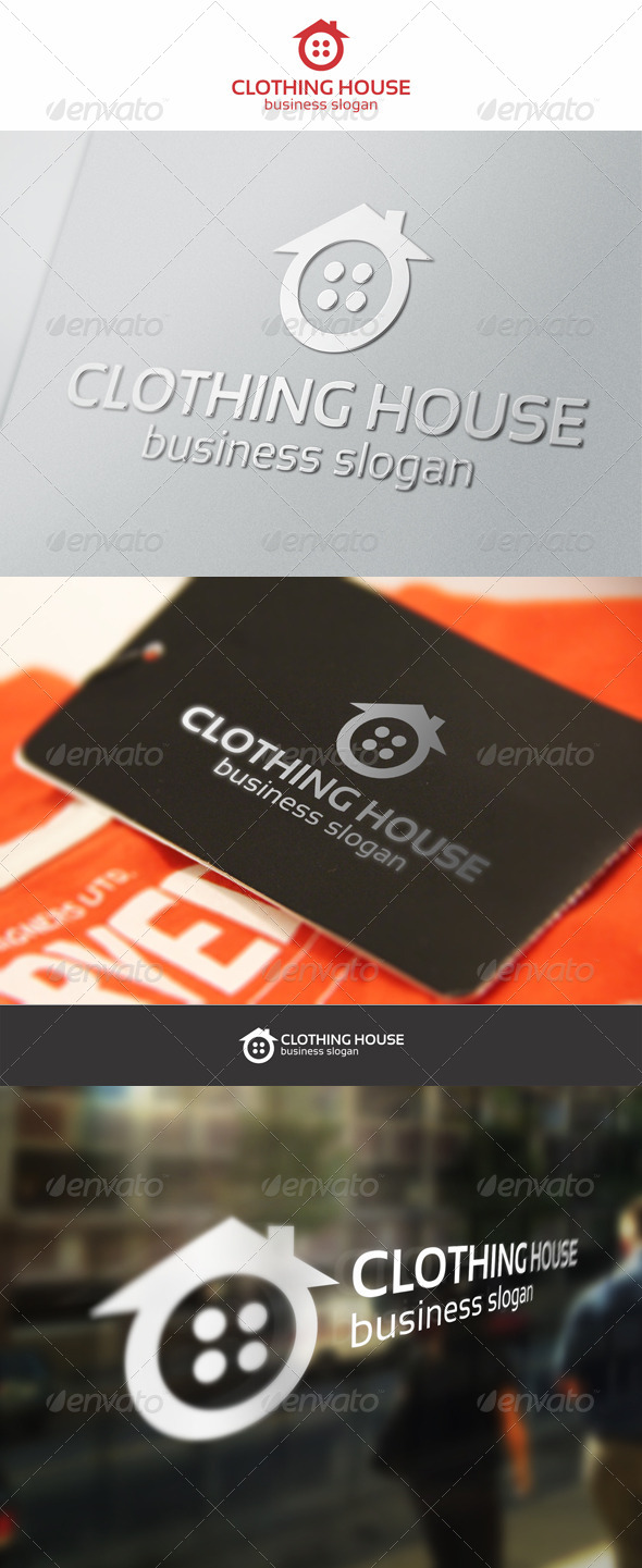 Clothing House Home Logo GraphicRiver