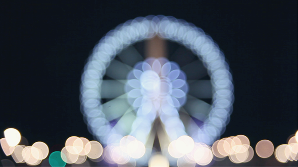 Bokeh of Paris Ferris Wheel Bokeh of Paris Ferris Wheel