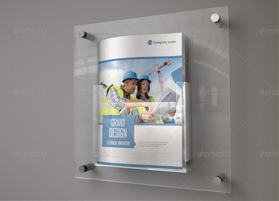 Download Mock-Up A4 Display Brochure Box by Braxas | GraphicRiver