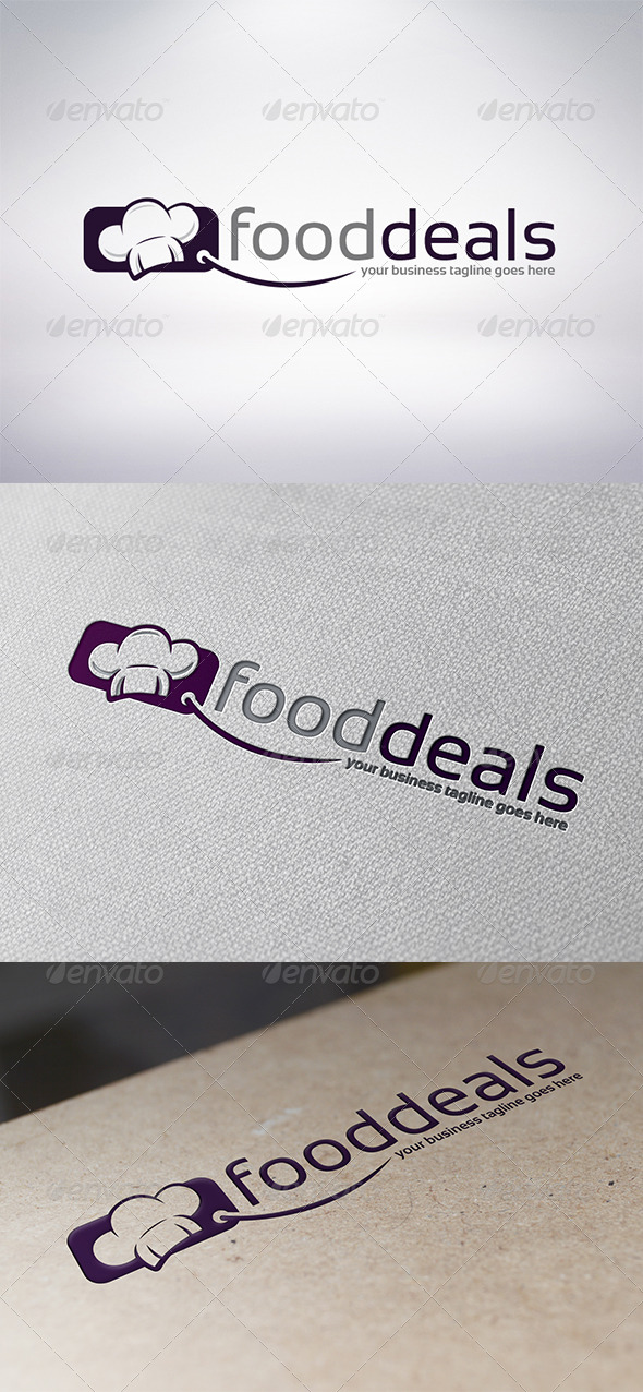 Food Deals Logo Template