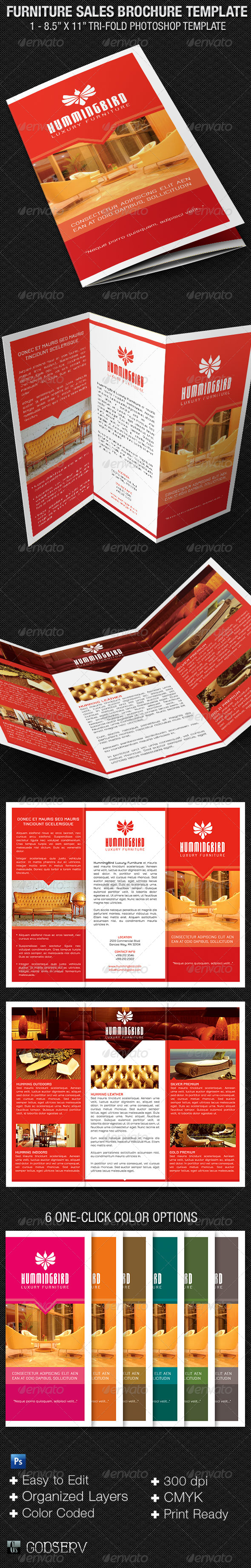 Furniture Sales Brochure Template - Corporate Brochures