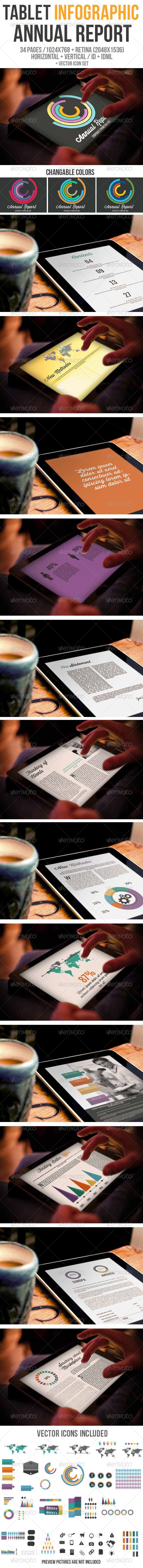 GraphicRiver Tablet Infographic Annual Report 6328878 GraphicRiver Tablet Infographic Annual Report 6328878