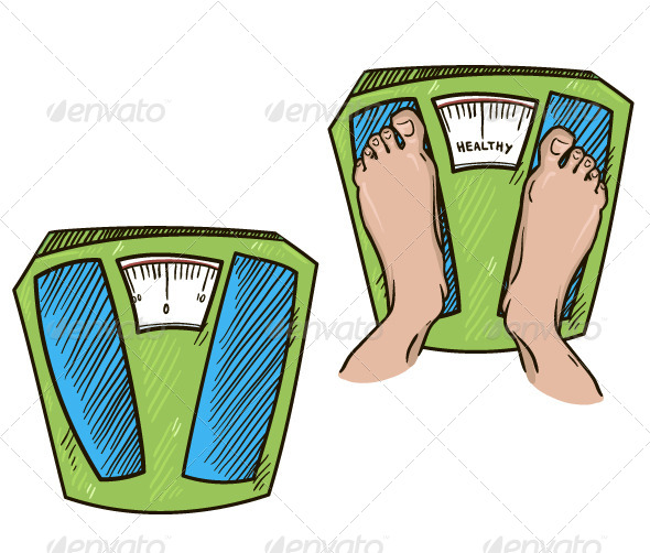 Feet on Weight Scales Feet on Weight Scales