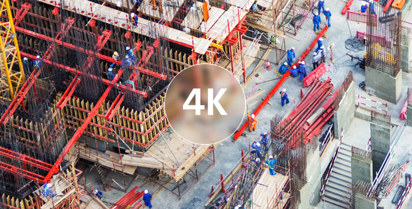 Time lapse of People Working at Construction site Time lapse of People Working at Construction site