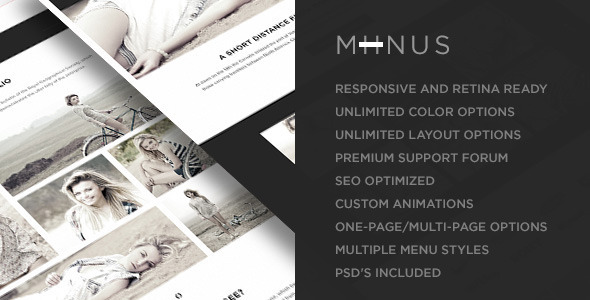 Miinus - Retina Responsive Multi-Purpose Theme