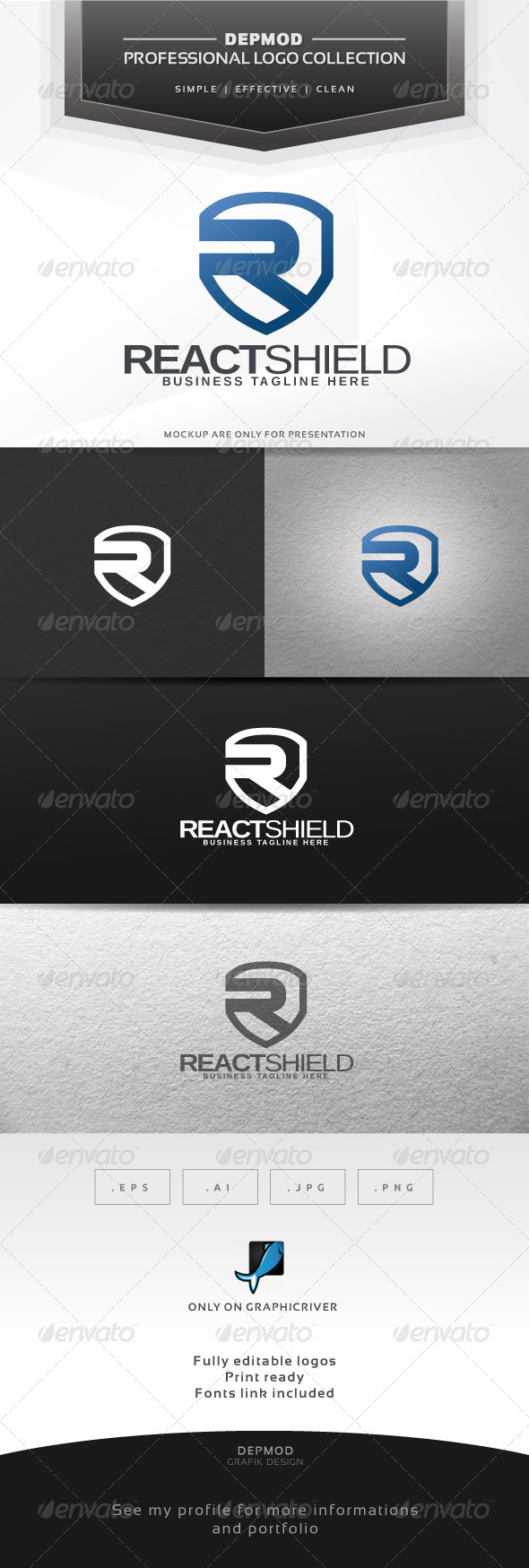 React Shield Logo React Shield Logo