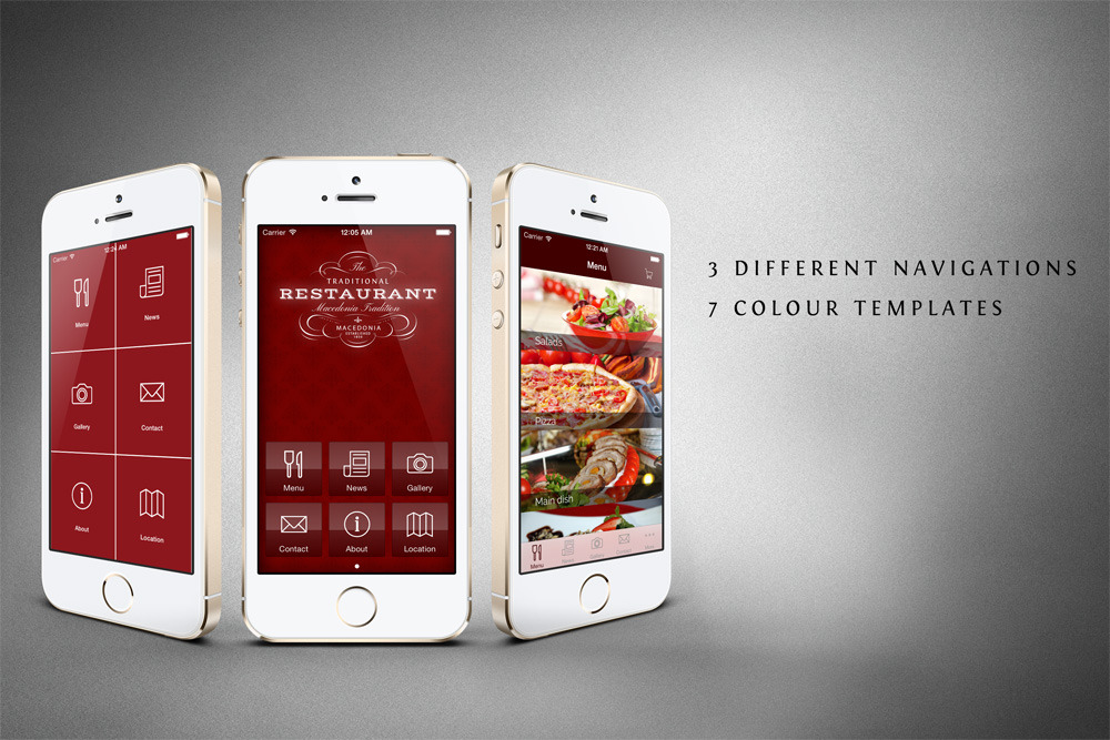 Restaurant app template by mobidonia  CodeCanyon