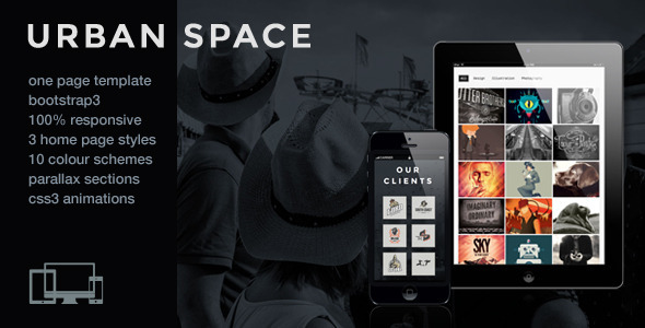 UrbanSpace - Responsive One Page Parallax Template