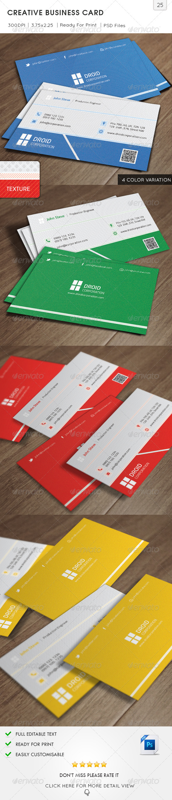 Creative Business Card v25 Creative Business Card v25