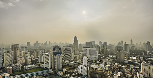 Hazy City Skyline Hazy City Skyline