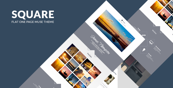 ThemeForest Square One Page Muse Theme 5630427 ThemeForest Square One Page Muse Theme 5630427