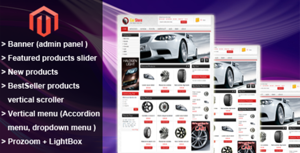 Accessories Car Magento Theme - ThemeForest Item for Sale
