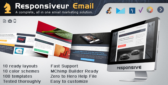 Responsiveur Responsive Email Newsletter Templates