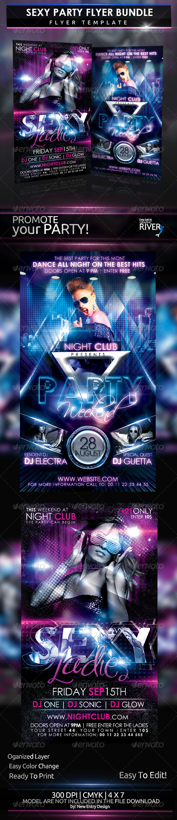 Sexy Party Flyer Bundle