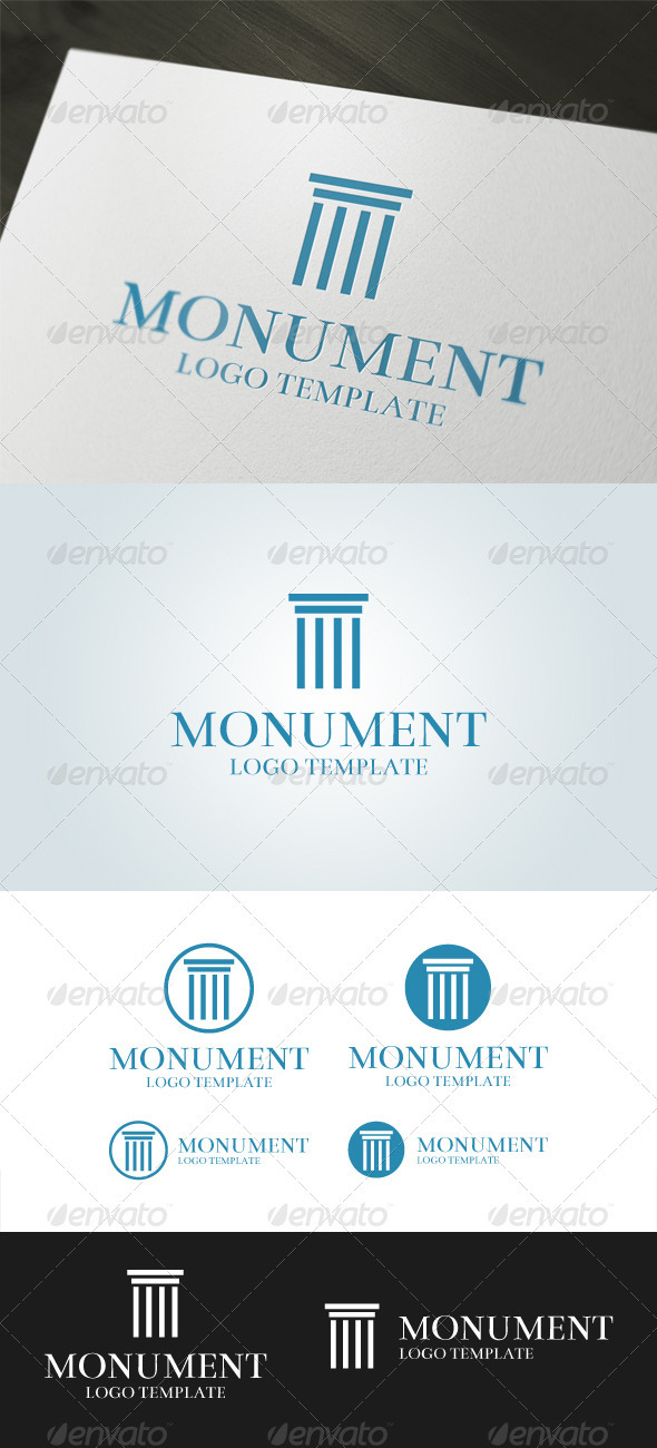 Monument - Buildings Logo Templates