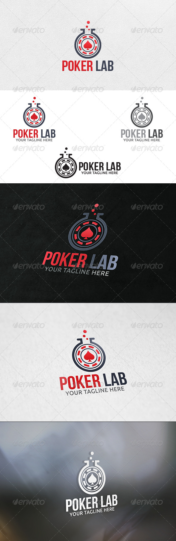 Poker Lab - Logo Template