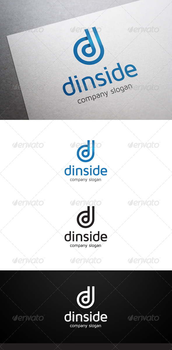 Dinside D Letter Logo V2 Dinside D Letter Logo V2