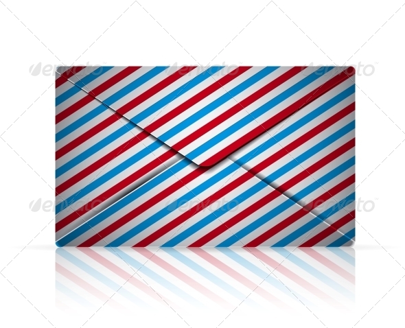 Vector Envelope on White Background Vector Envelope on White Background