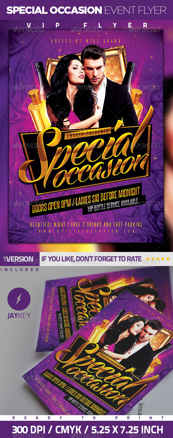Special Occasion Event Flyer Special Occasion Event Flyer