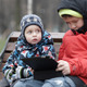 Man Working With Notebook In The Park - 378