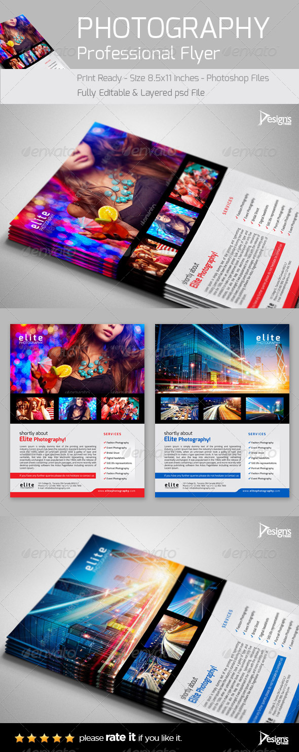 Professional Photography Studio Flyer Professional Photography Studio Flyer