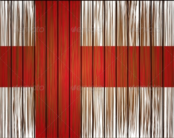 Vector Grunge England Flag