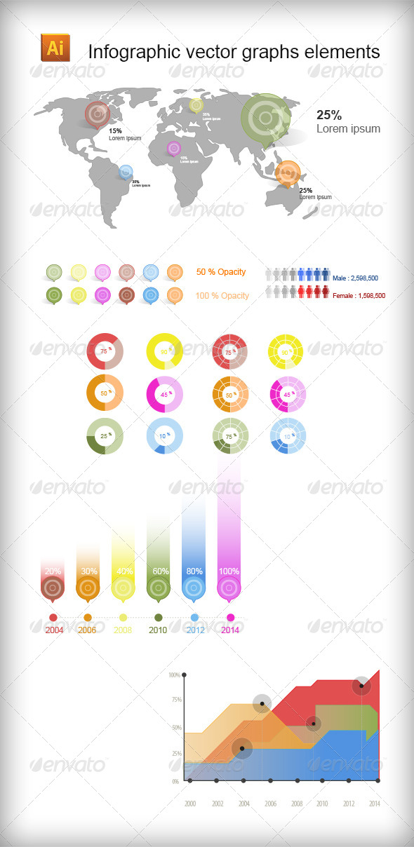 GraphicRiver Inforgraphic Simple Elements 6390054 GraphicRiver Inforgraphic Simple Elements 6390054