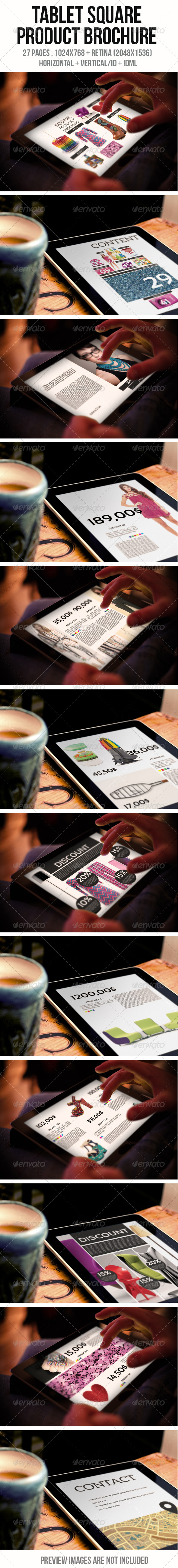 GraphicRiver Tablet Square Product Brochure 6393885 GraphicRiver Tablet Square Product Brochure 6393885