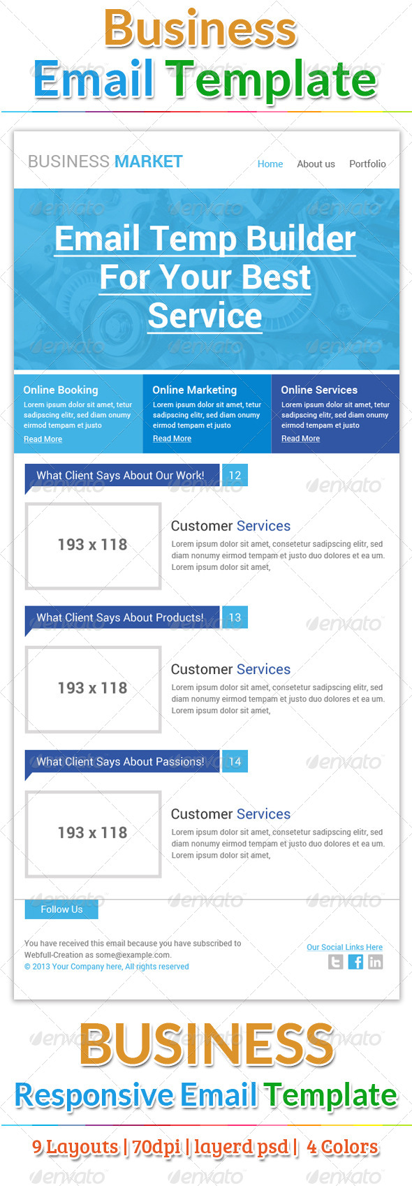 Creative Business Email Template Creative Business Email Template