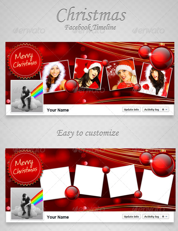 Christmas FB Timeline V7 Christmas FB Timeline V7