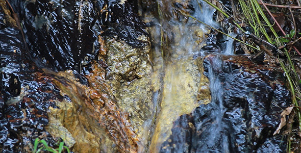 Small Natural Waterfall Small Natural Waterfall