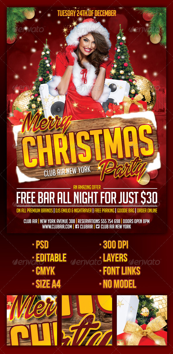 Christmas Party Flyer