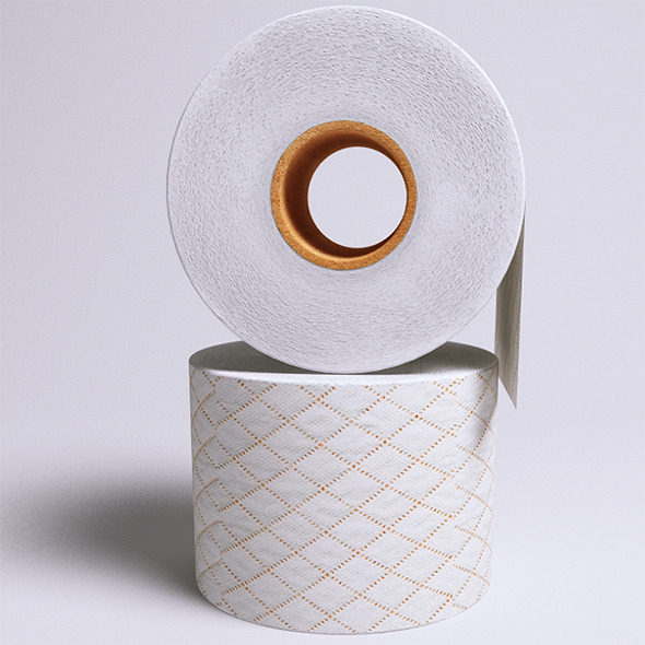 Toilet Paper (VrayC4D) - 3DOcean Item for Sale
