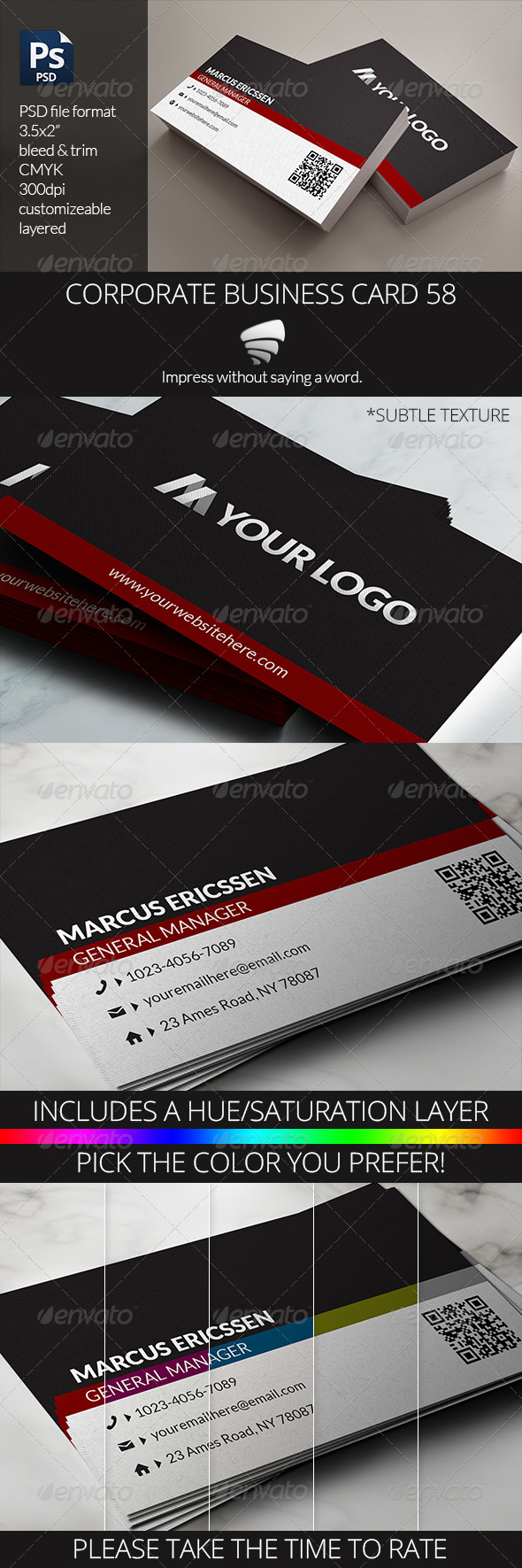 Corporate Business Card 58 Corporate Business Card 58