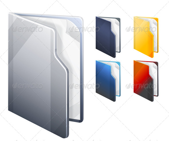 Folder Icon Set - Illustration