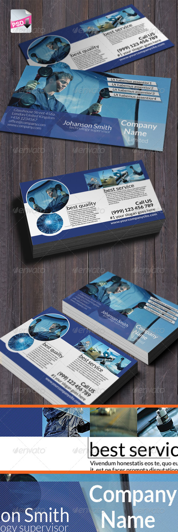 Autoglass Business card Autoglass Business card