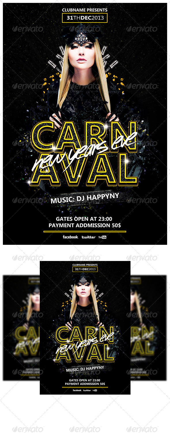 Carnival NYE Flyer Carnival NYE Flyer