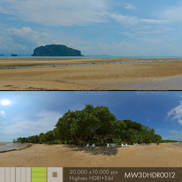MW3DHDR0012 Ko Yao Island Beach Thailand - 3DOcean Item for Sale
