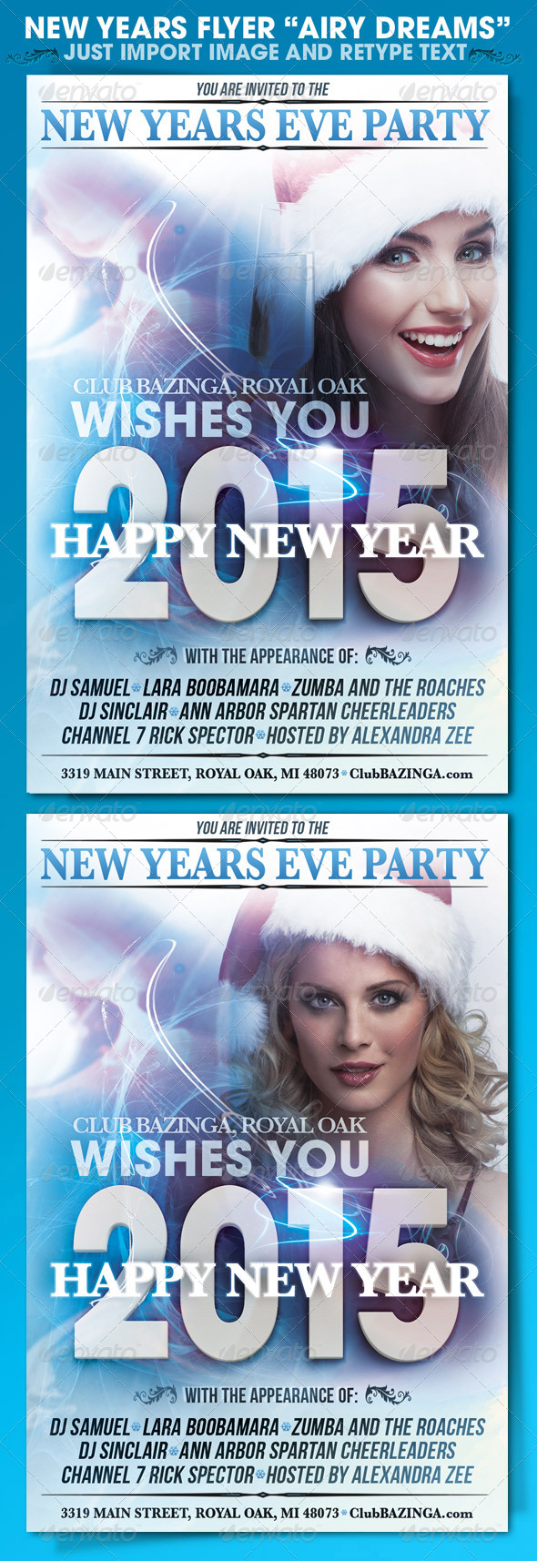 New Years Eve Flyer - Holidays Events
