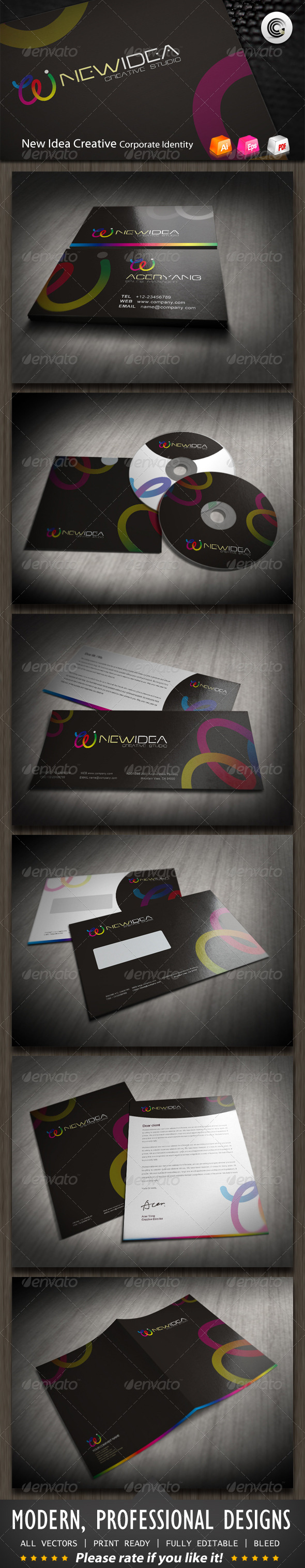 New Idea Creative Studio Corporate Identity New Idea Creative Studio Corporate Identity