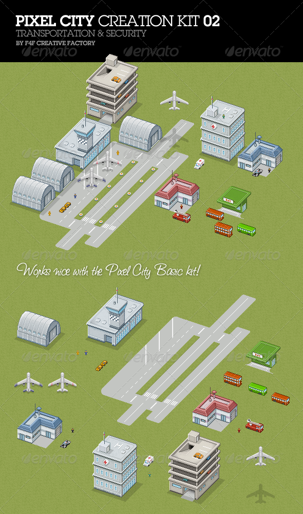 Pixel City Creation Kit 02 Pixel City Creation Kit 02