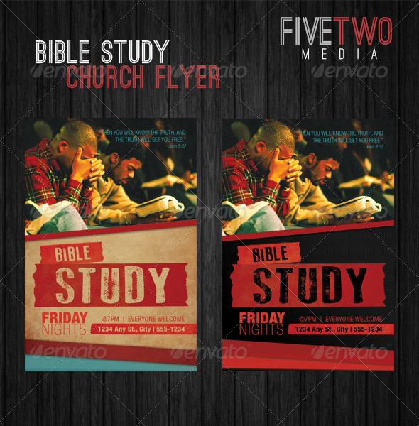 Church Bible Study Flyer Church Bible Study Flyer