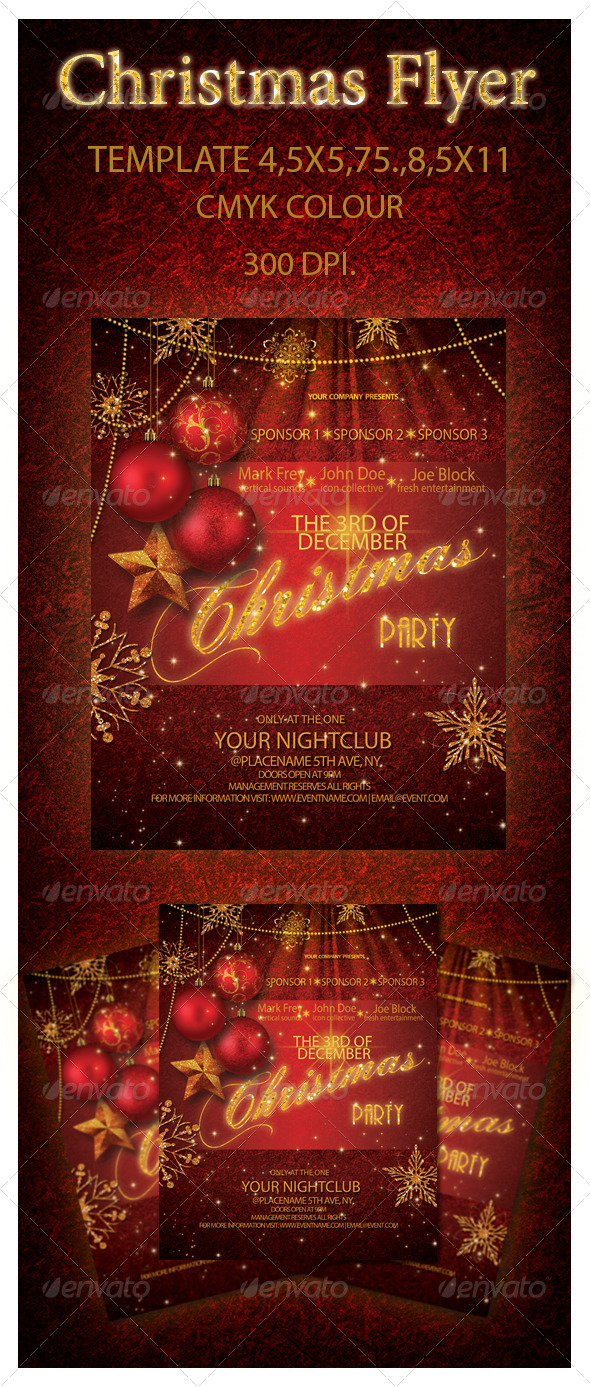 Christmas Party Flyer