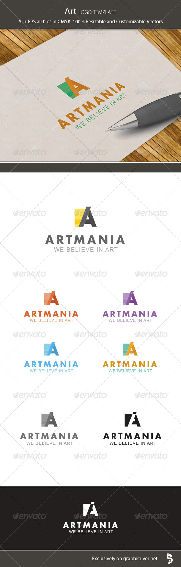 Art Logo Template Art Logo Template