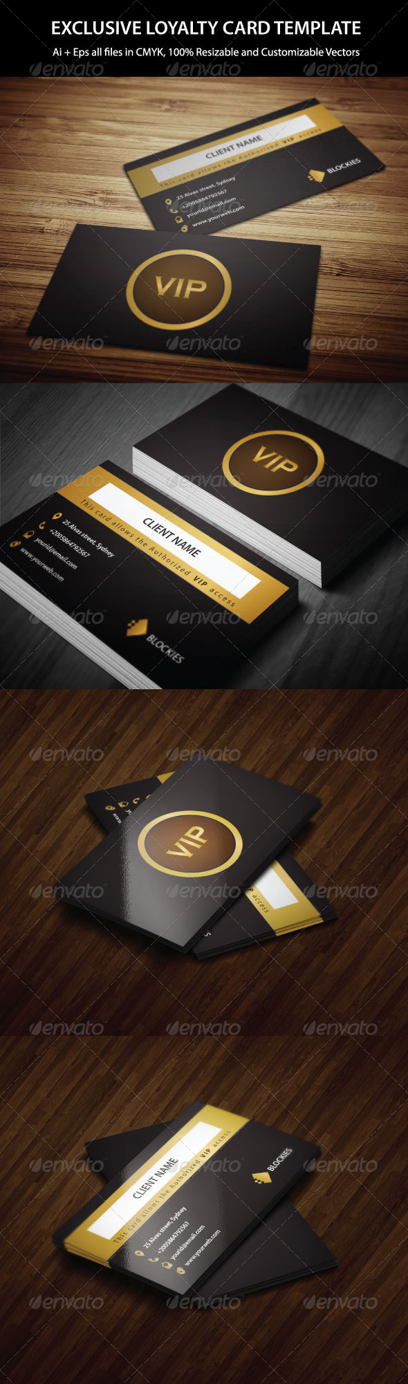 Exclusive Loyalty Card Template Exclusive Loyalty Card Template