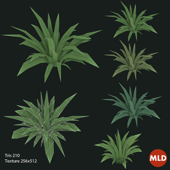 Low Poly Grass Low Poly Grass