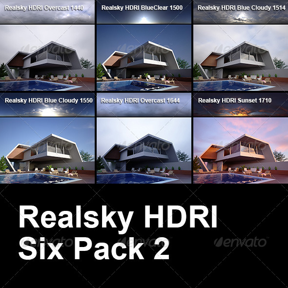 Realsky HDRI Six Pack 2 - 3DOcean Item for Sale
