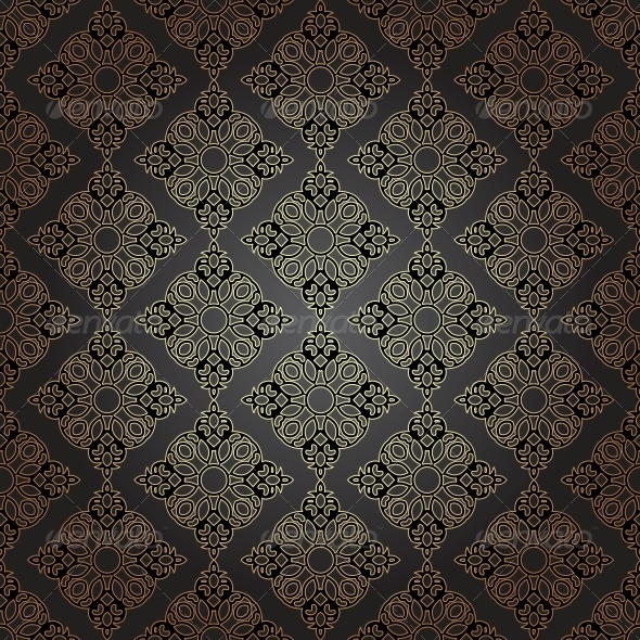 Seamless Pattern in Mosaic Ethnic Style Seamless Pattern in Mosaic Ethnic Style