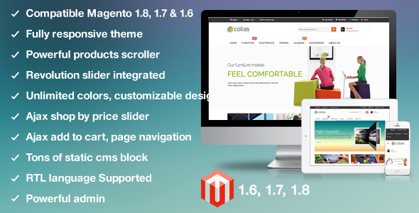 MT Colias Premium Responsvie Magento Theme